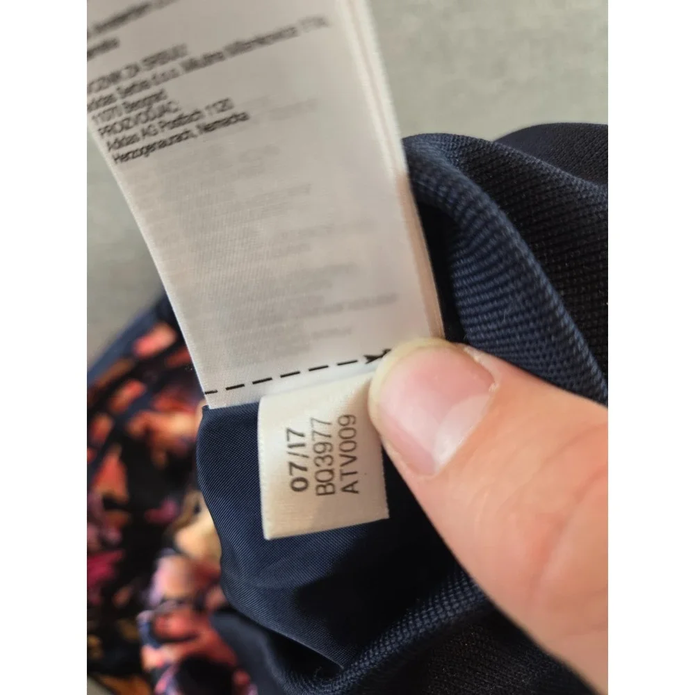 Adidas Originals Track Jacket Girls 13-14‎ Floral Rose Print Superstar BQ3977